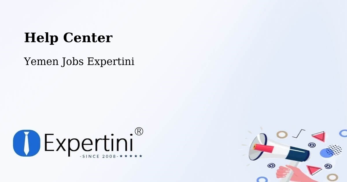 Help Center – Marib - Yemen Jobs Expertini