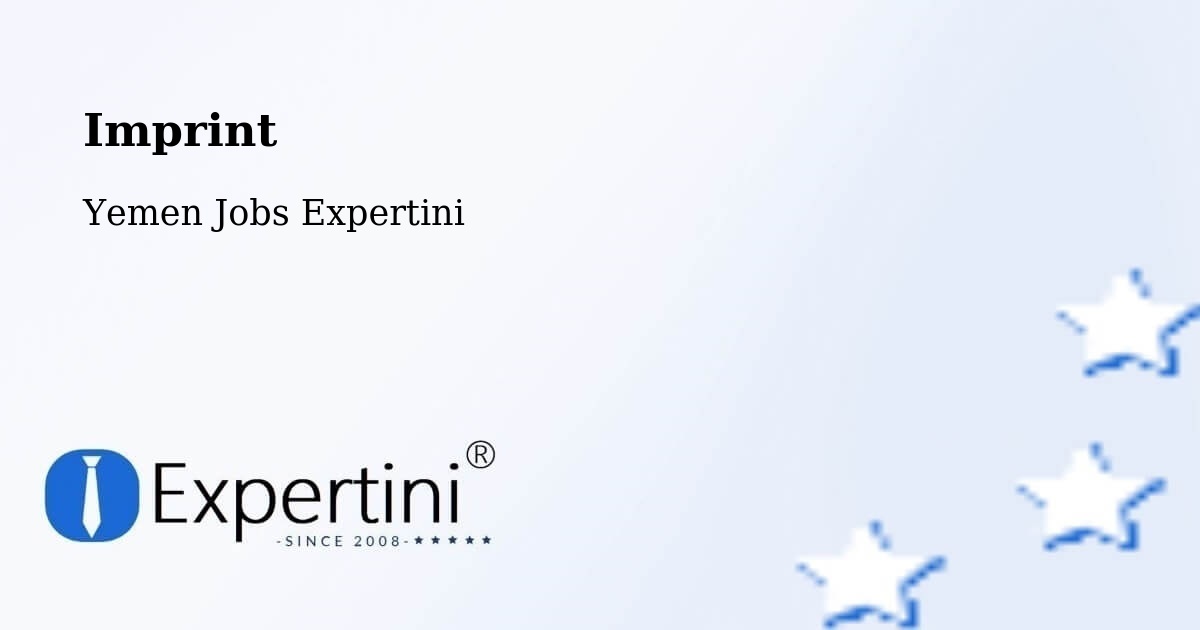 Imprint – Marib - Yemen Jobs Expertini