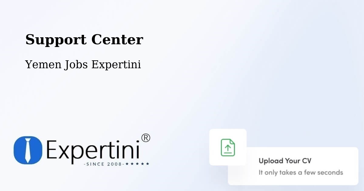 Support Services – Marib - Yemen Jobs Expertini